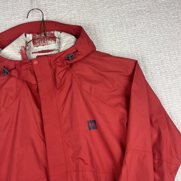 Mountain Equipment Co Op MEC Rain/Wind Shell Jacket Ultralight Hike Red Men M - Picture 2 of 16
